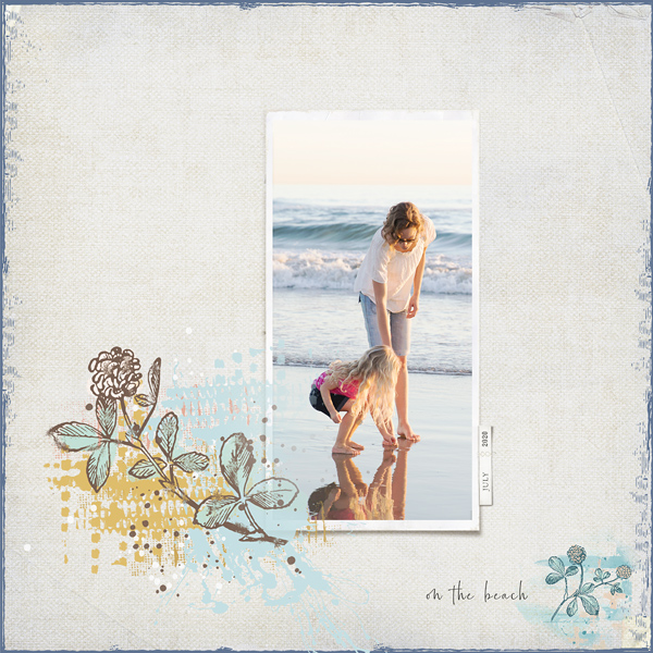 On the beach