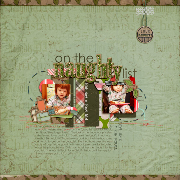 on the naughty list