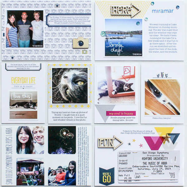 One Little Bird | July Project Life p.2