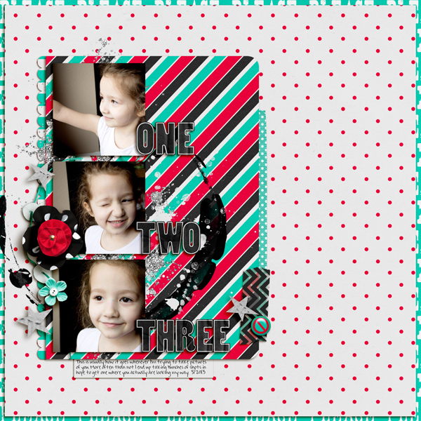 one, two, three