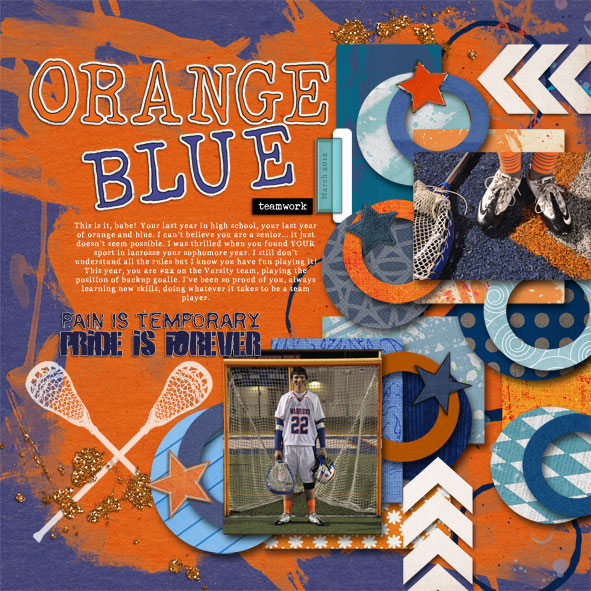 Orange and Blue
