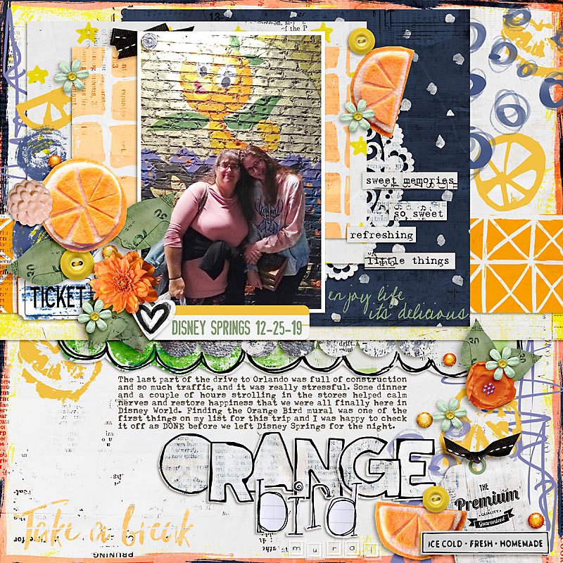 Orange Bird Mural