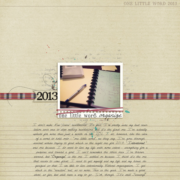 Organize 2013