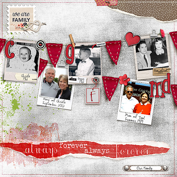 Our Family  (Mar insp challenge - banner)