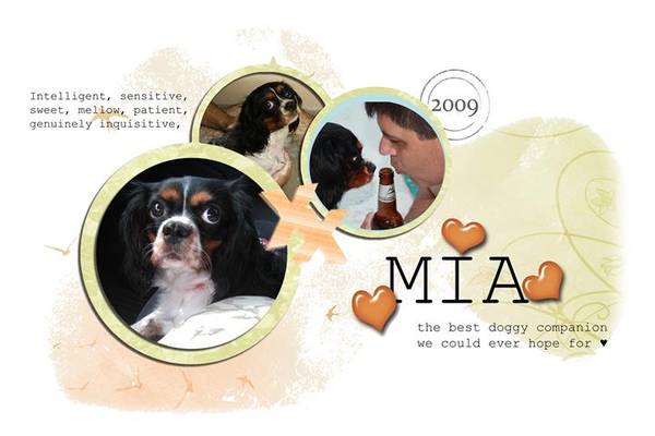 Our furbaby Mia, 2009