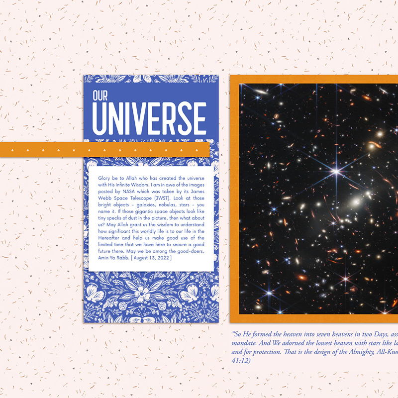 Our Universe - Left page