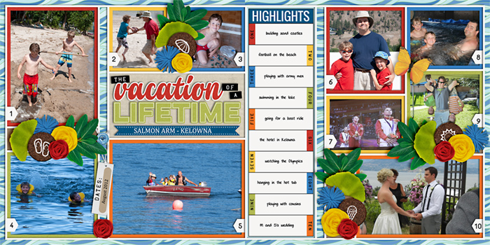Our Vacation (double page)