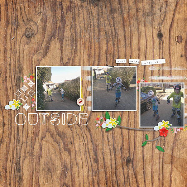outside