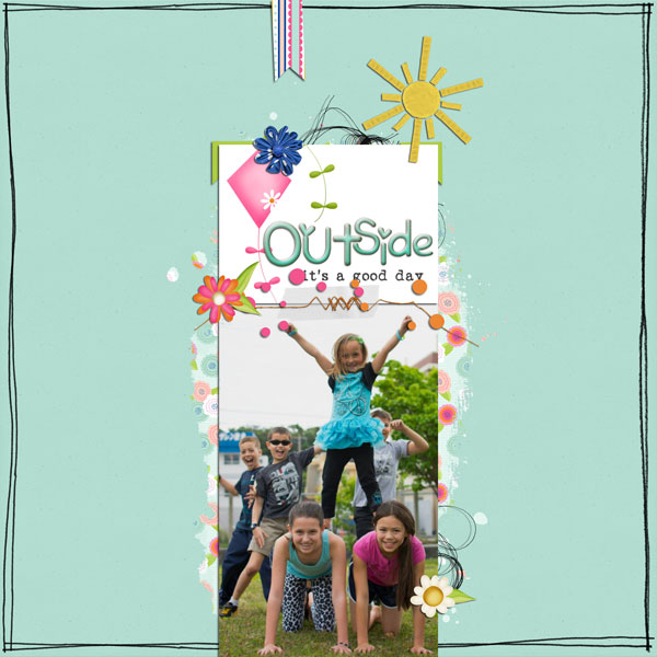 outside