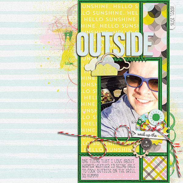 Outside
