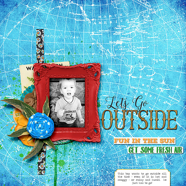 Outside