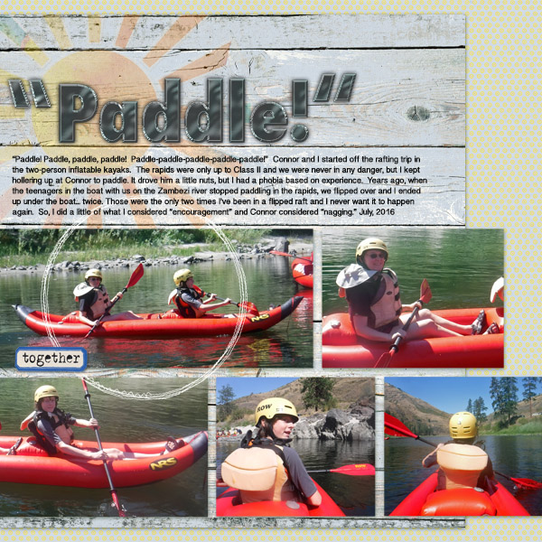 "Paddle" MOC day 4 Title Style