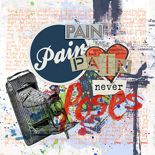 Pain never poses