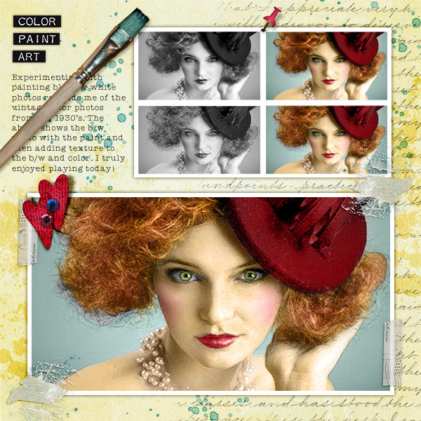 Painted Vintage Lady