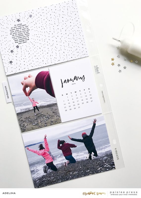 Paislee Press 2018 calendar cards