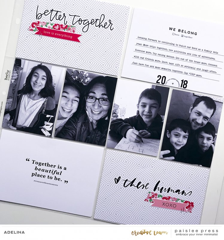 Paislee Press layout