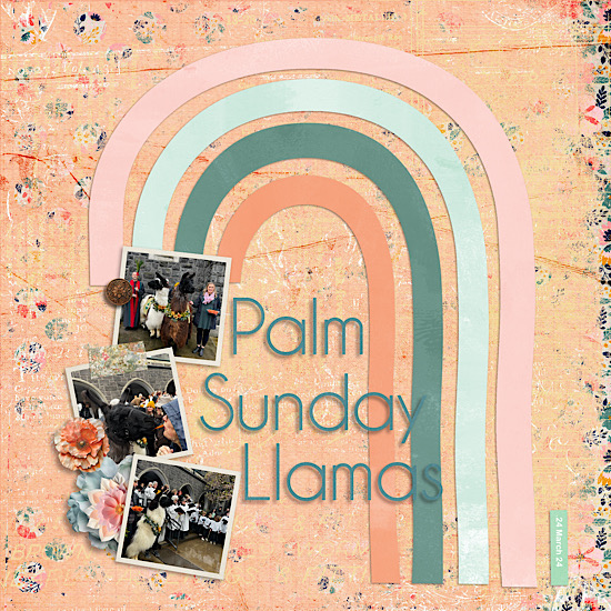 Palm Sunday Llamas