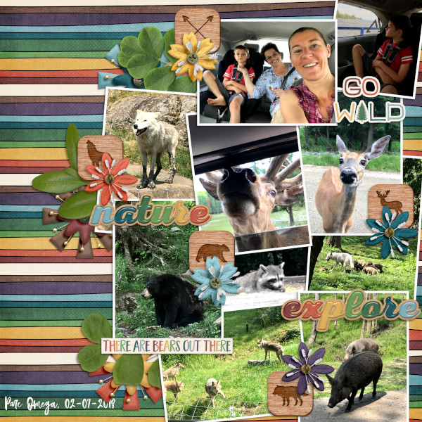 Parc Omega with grand-parents