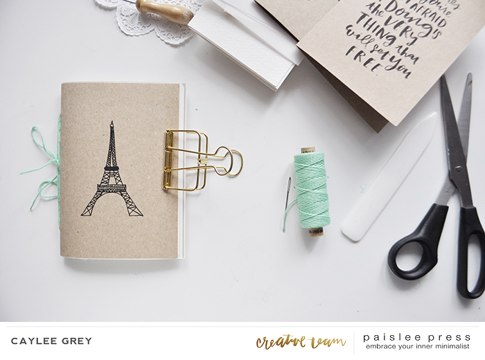 Paris Watercolour Mini Journal