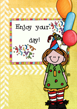Party Time Card Inside