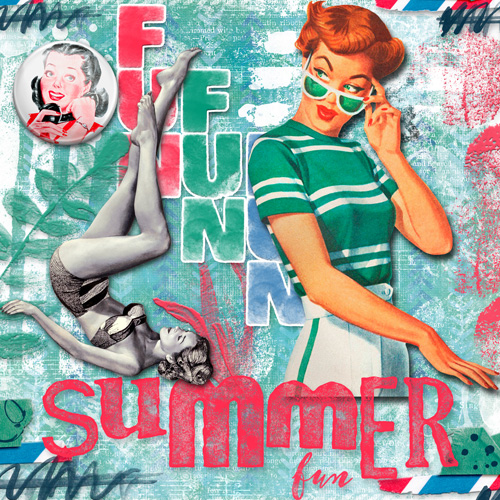 Paula Kesselring Summer Days Mixed Media-Bundle SOSN-7_22