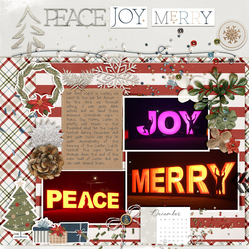Peace Joy Merry - MOC2022 Day 7