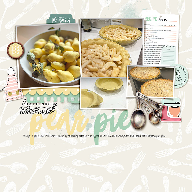 pear pie