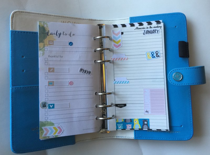 Personal size Planner spread 2
