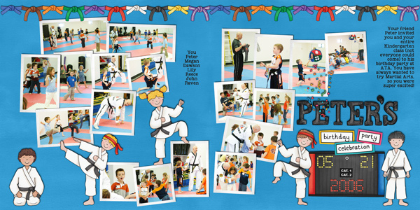 Peter's Bday - 2 pgs