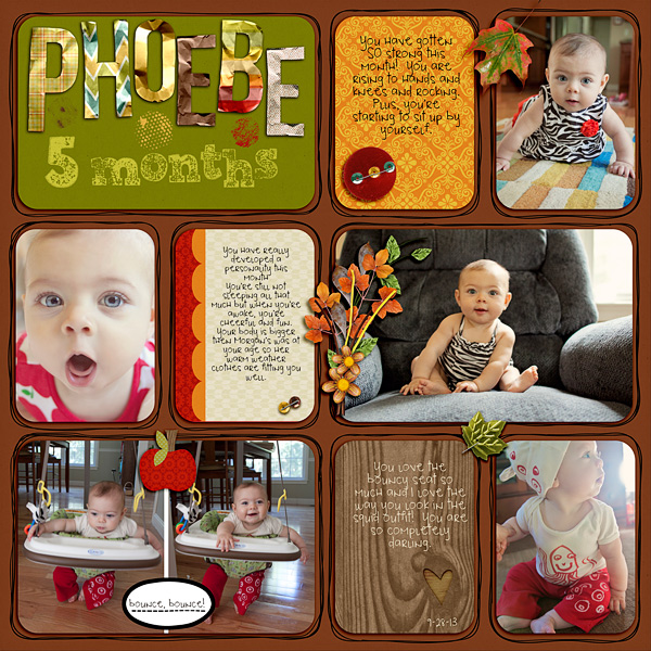 Phoebe at Five Months