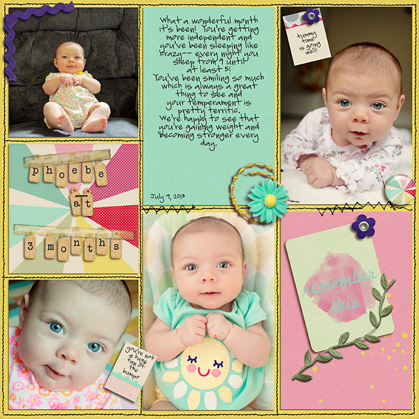 Phoebe at Three Months