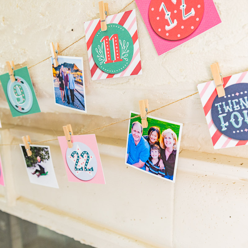 Photo Advent Calendar close-up (hybrid)