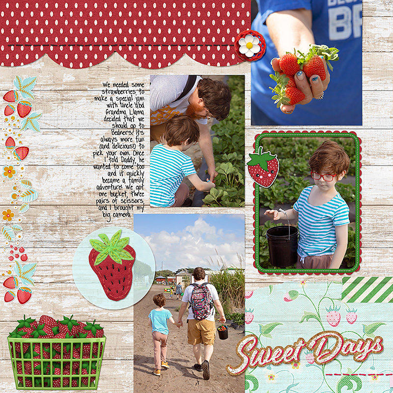 Picking Strawberries (left)