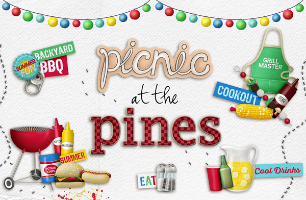 Picnic at the Pines Napkin Holder Card