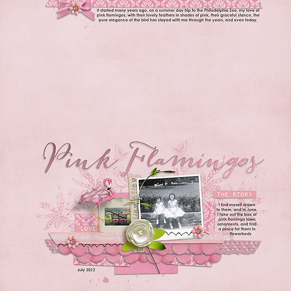 pink flamingos