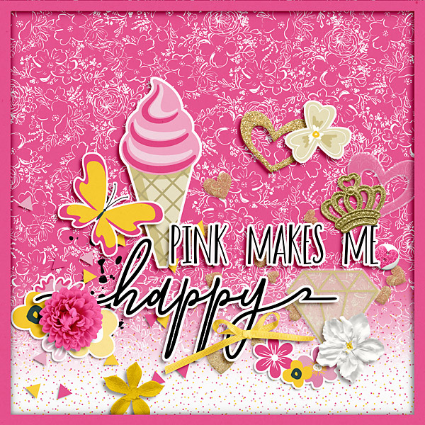 Pink makes me happy