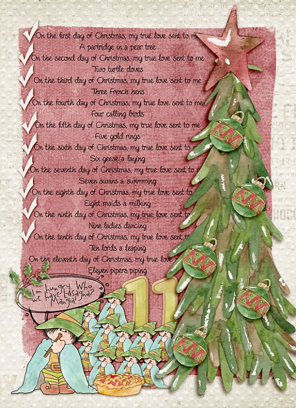 Piping for their supper...(AJ 12DAYS 11)