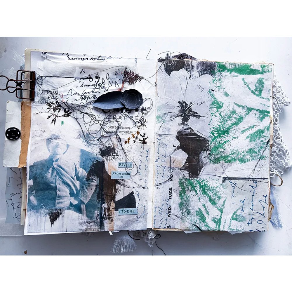Pivot from here to there - Hybrid Junk Journal