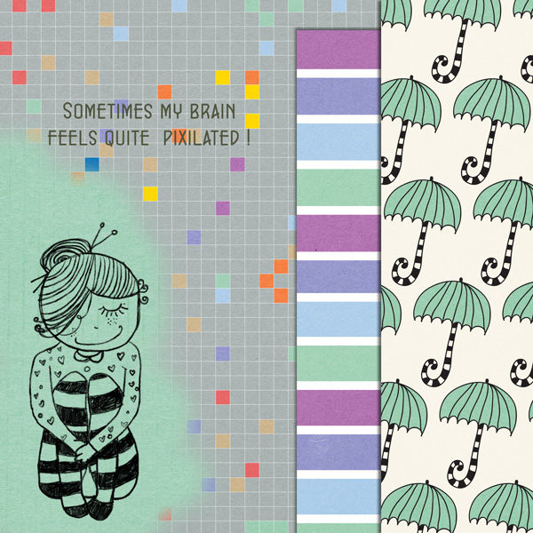 Pixilated-brain