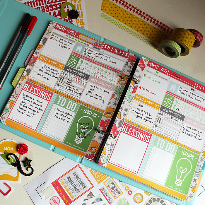 Planner Pages 03 - March - Daily Planning Pages in PL Album