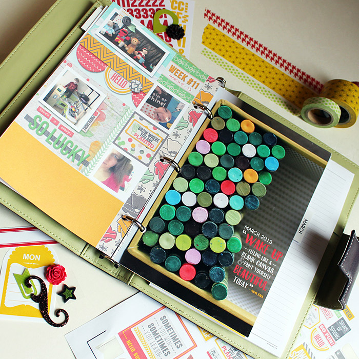 Planner Pages 03 - March - Photo Tab and Week 11 Photo Page