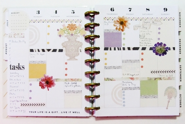 Planner Pages August 3-9