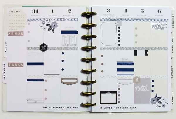 Planner Pages August 31 - September 6