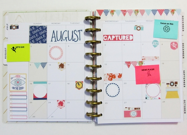 Planner Pages August Monthly