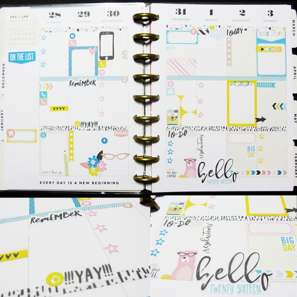 Planner Pages December 28 - January 3