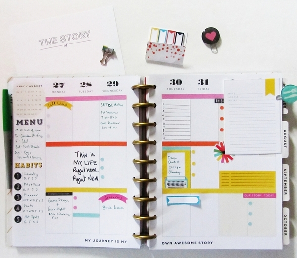 Planner Pages July 27-August 2