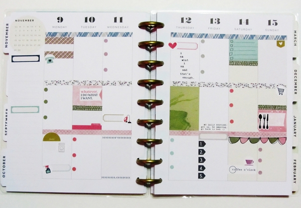 Planner Pages November 9-15