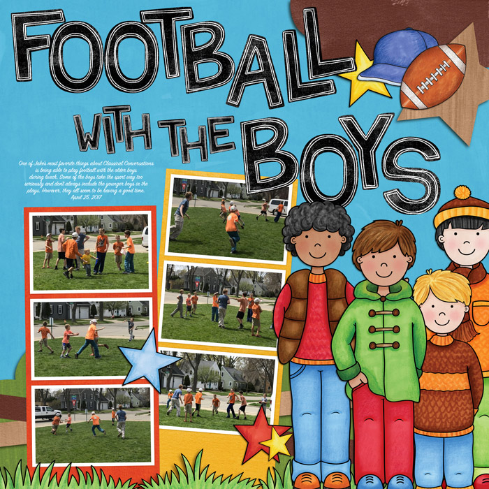 Playing Football