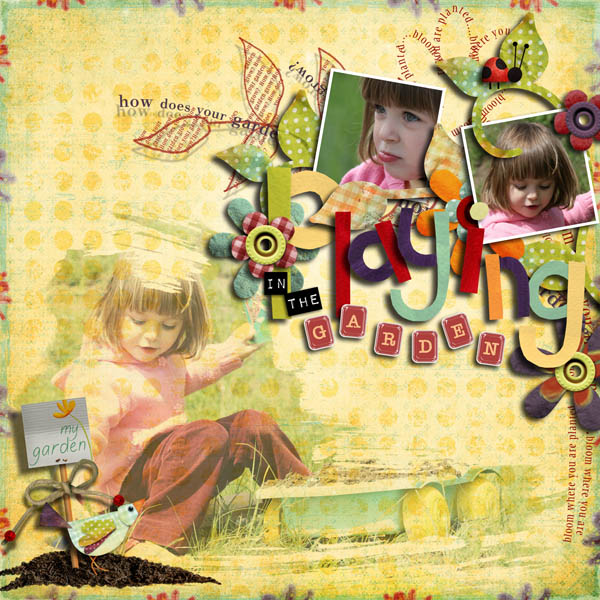 Playing In The Garden