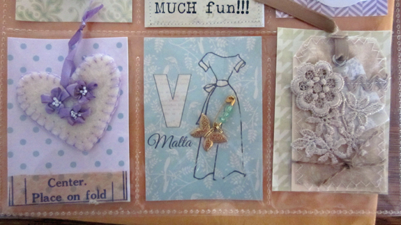 Pocket Letter for Nemla close up